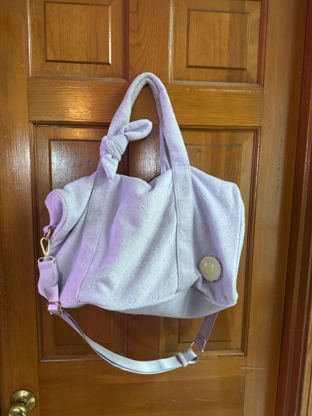 Stoney Clover Lane Lavender Tote with Detachable Strap
